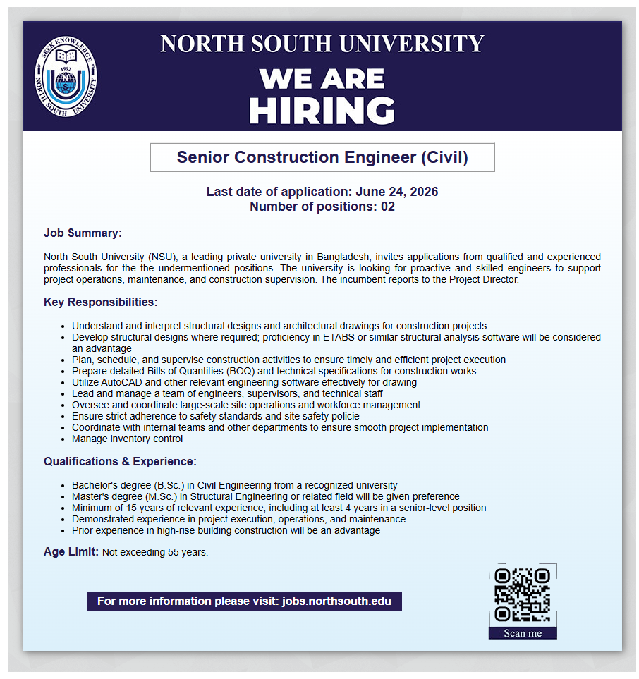Senior Construction Engineer (Civil)