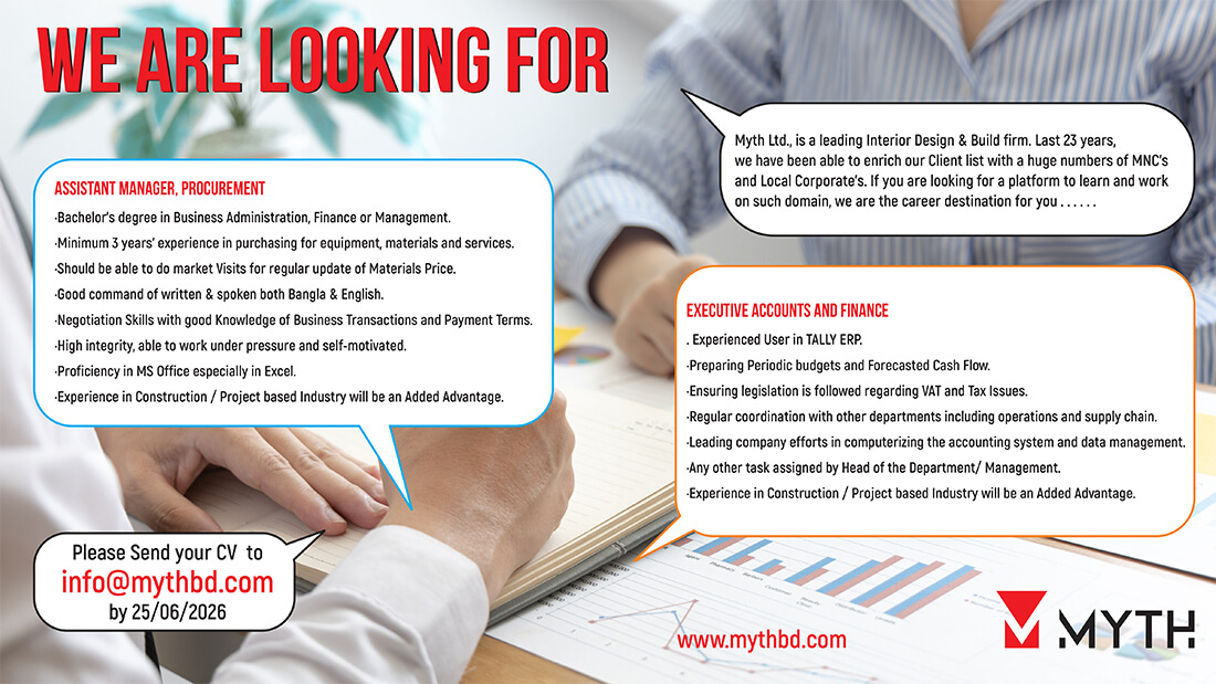 Assistant Manager, Procurement Executive Accounts and Finance